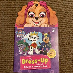 💖3/$15💖 Nickelodeon - My Dress-Up Friends Sticker & Activity Book - Paw Patrol